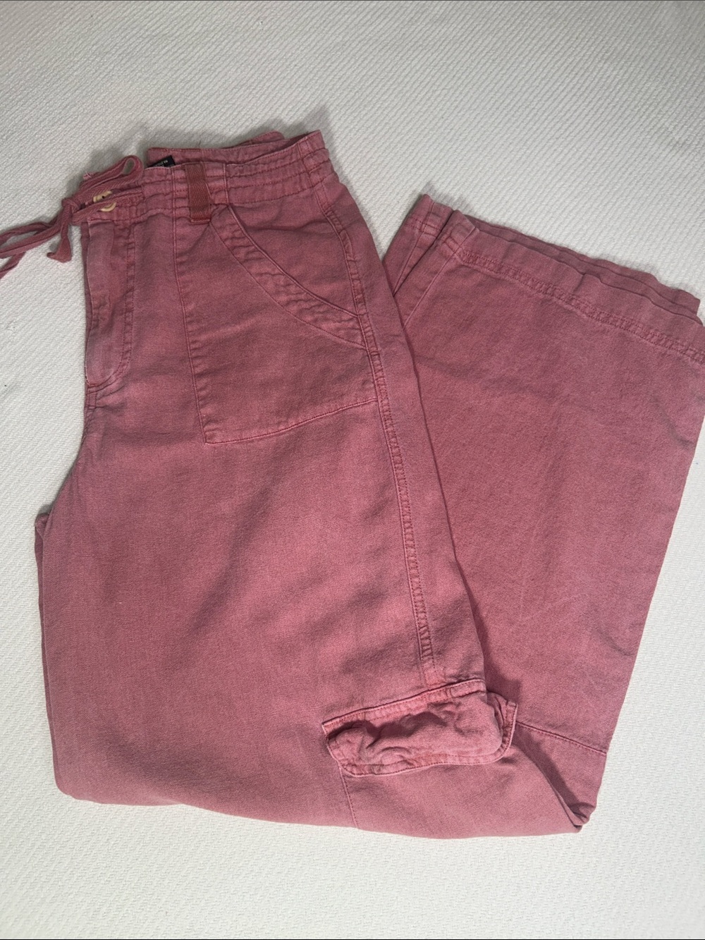 Sincerely Jules Mauve-Pink Straight Leg pants